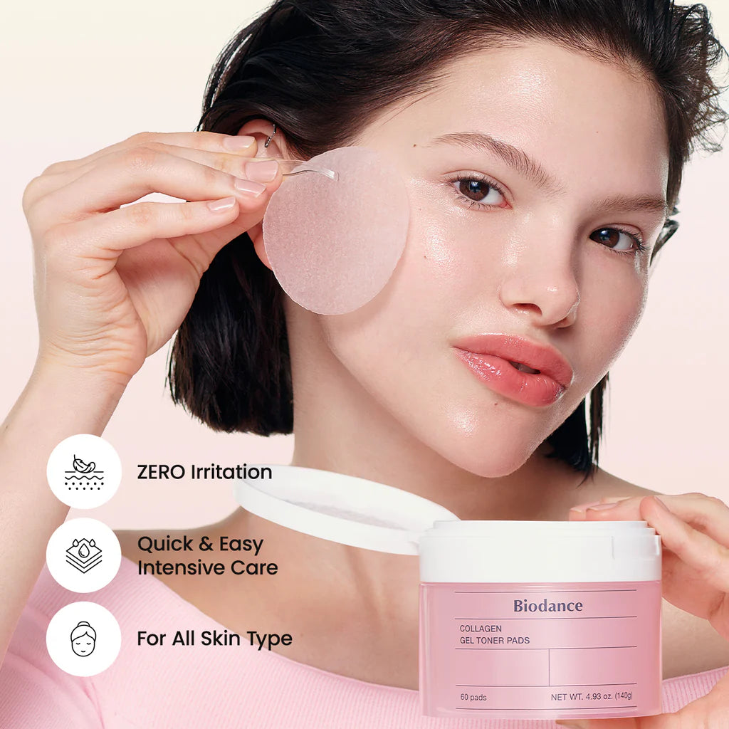 Collagen Gel Toner 60 Pads 