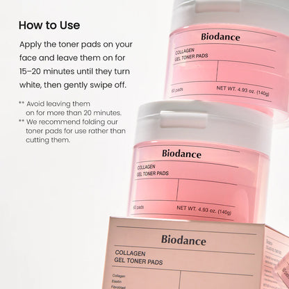 Collagen Gel Toner 60 Pads 