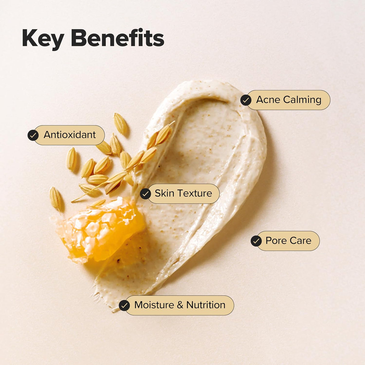 Ground Rice + Honey Glow Mask for Radiant Skin