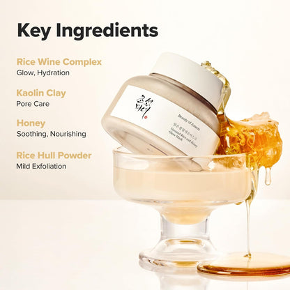 Ground Rice + Honey Glow Mask for Radiant Skin