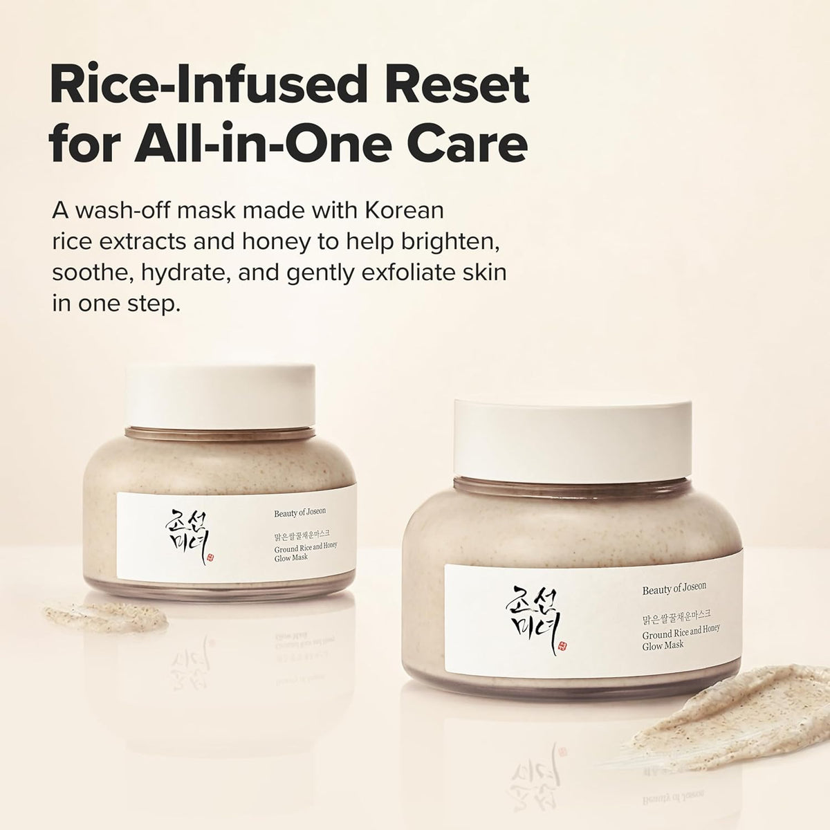 Ground Rice + Honey Glow Mask for Radiant Skin