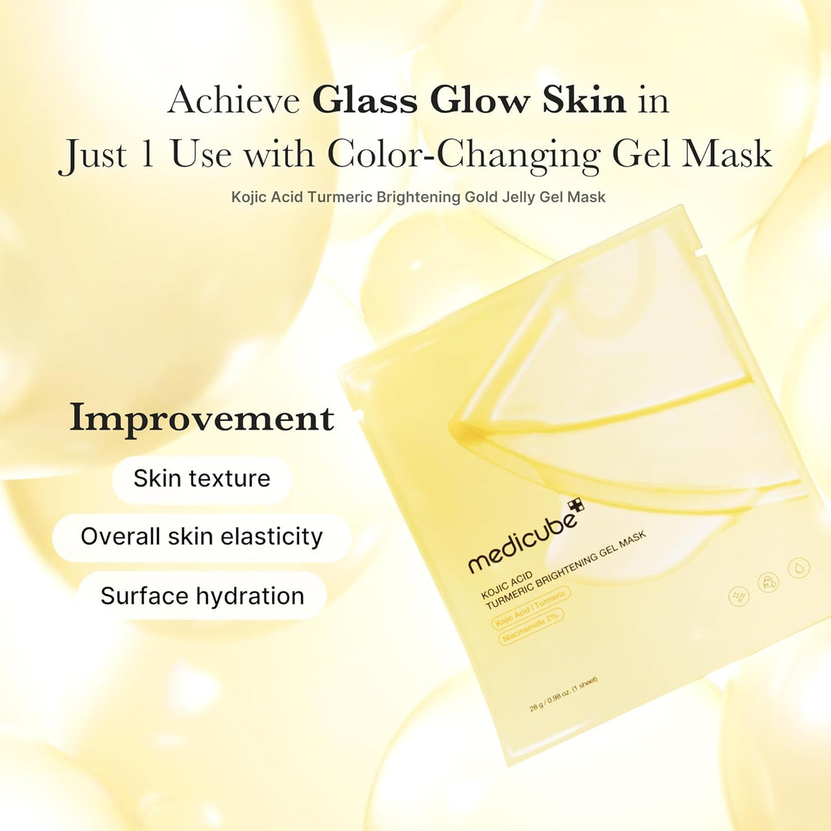 Kojic Acid Turmeric Gold Jelly Gel Mask