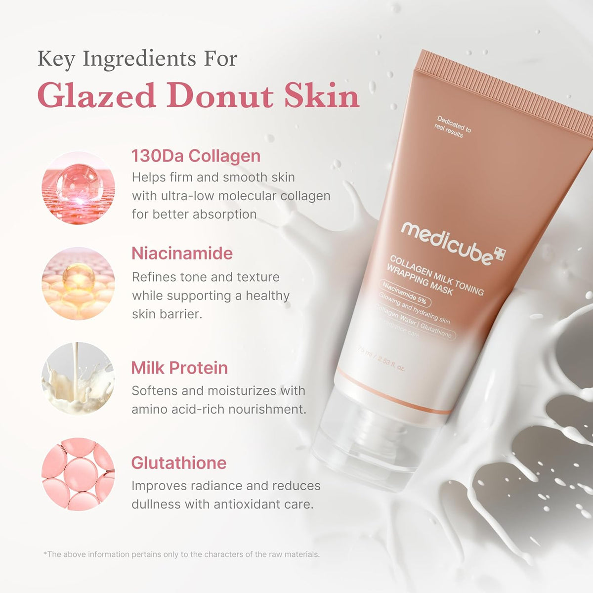 Medicube Collagen Milky Glow Daytime Wrapping Mask 75ml