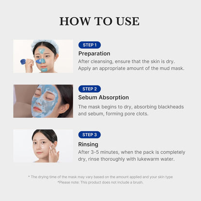 Medicube zero pore blackhead mud facial mask 100g