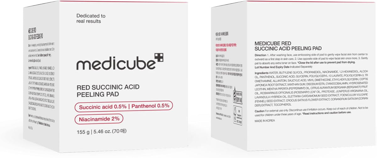 Medicube Red Succinic Acid Panthenol Pads 155g