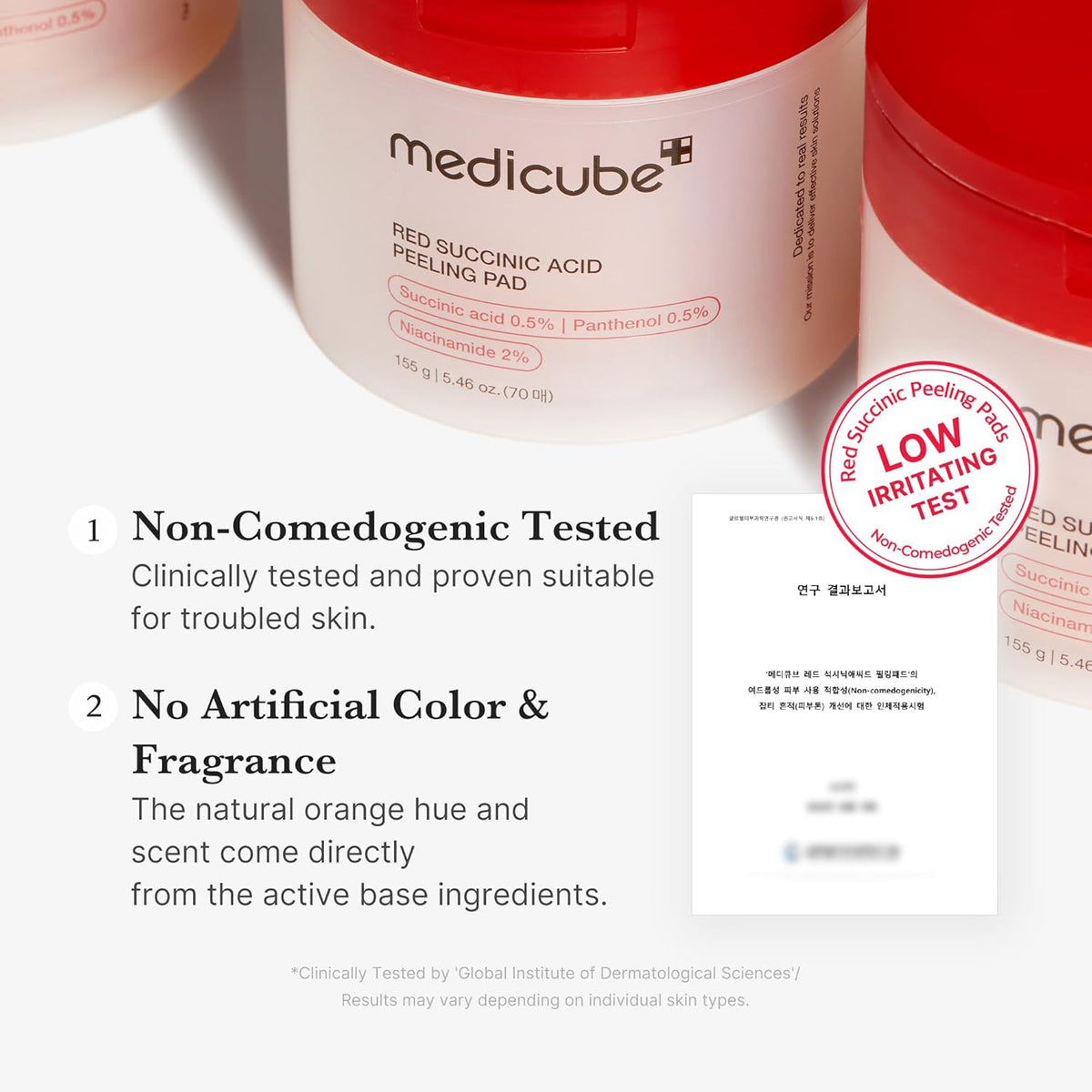 Medicube Red Succinic Acid Panthenol Pads 155g