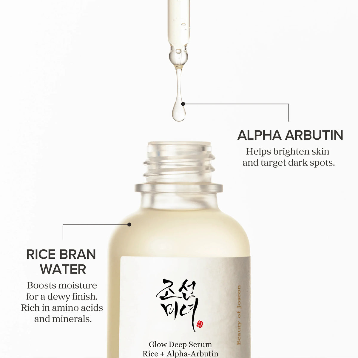 Glow Deep Serum : Rice + Alpha-Arbutin 